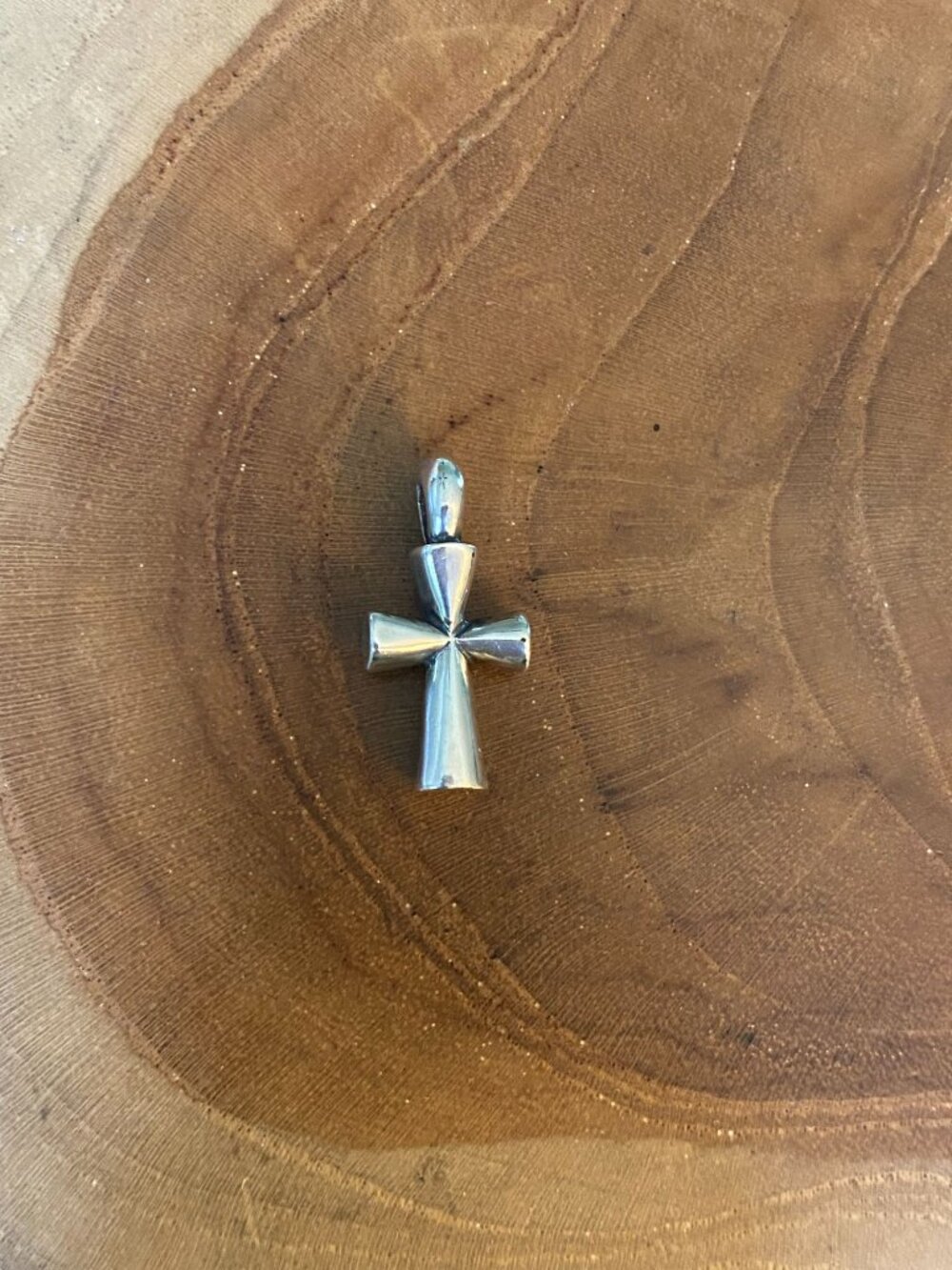 RETIRED James Avery Large St. Teresa Cross Pendant, Sterling Silver